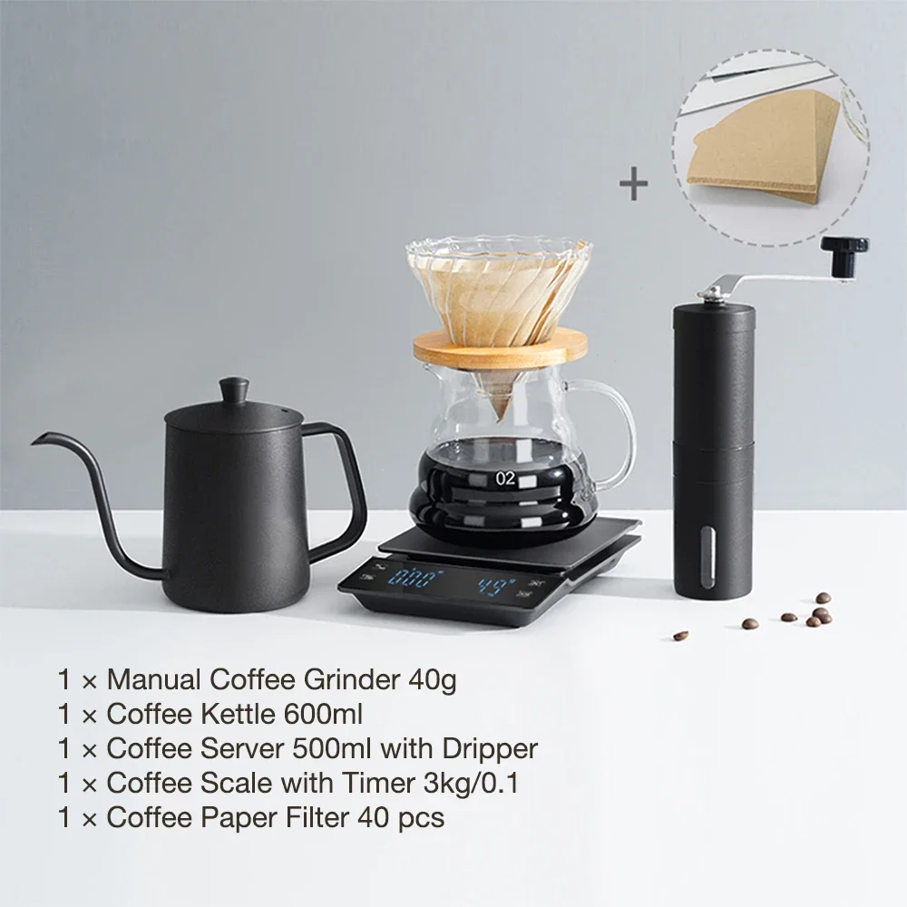 Coffee Equipment Kit - Drip Coffee Set Pour Over Coffee