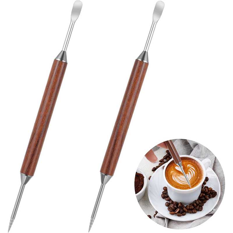 Coffee Equipment Kit - 2Pcs Coffee Art Pen Latte Art