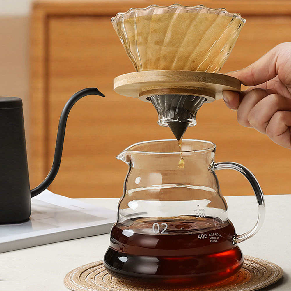 Coffee Drip Set Glass Filter P - Coffee Equipment Kit ulasan dan harga