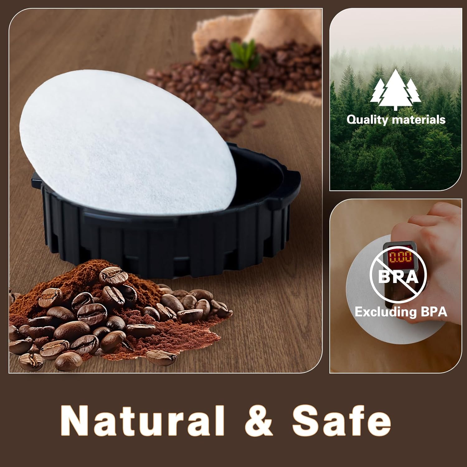 Round Coffee Filters, Compatib - Quality Coffee Equipment ulasan dan harga