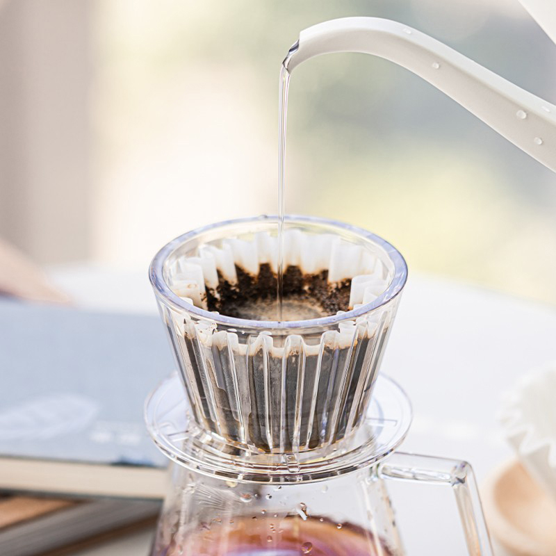 Wave Coffee Dripper Crystal Ey - Coffee Equipment V60 ulasan dan harga