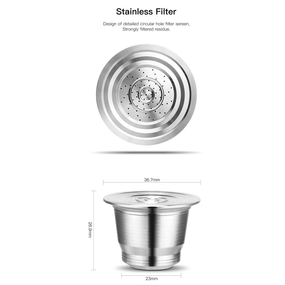 Nespresso Reusable Coffee Caps - Quality Coffee Equipment ulasan dan harga