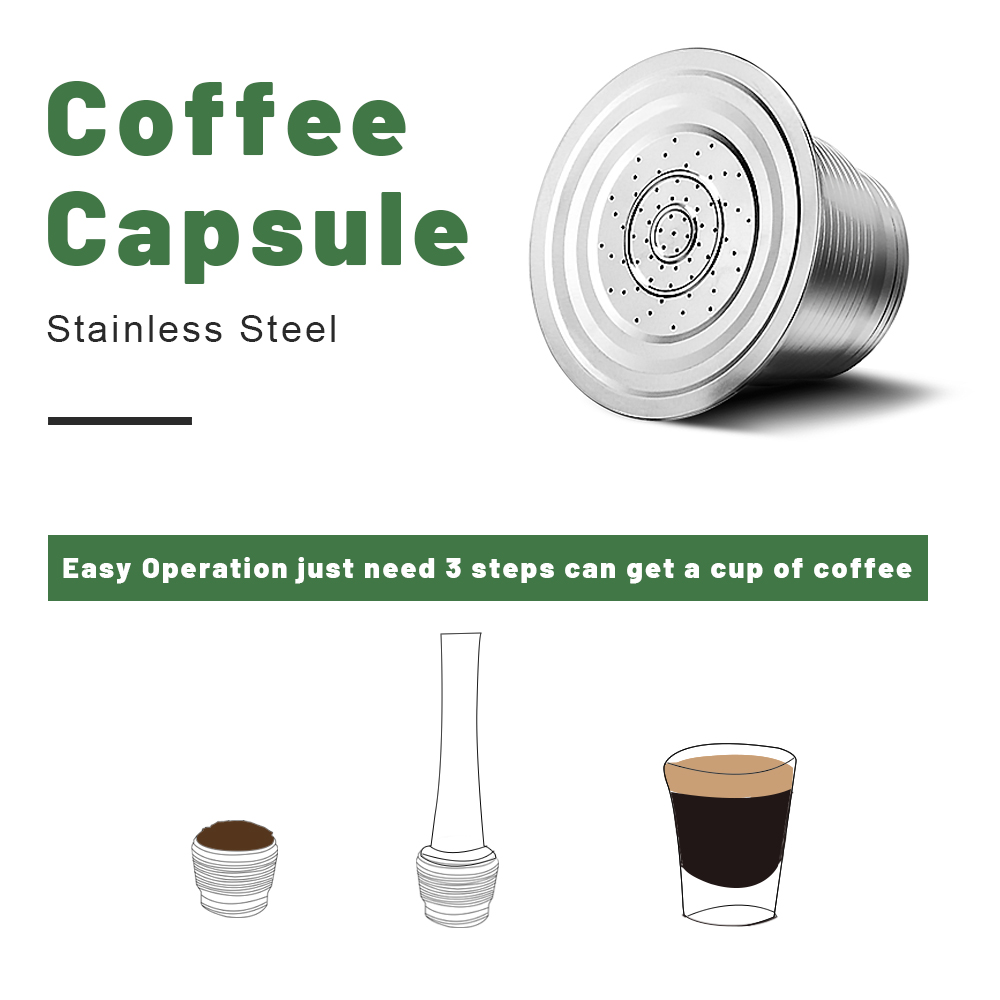 Nespresso Reusable Coffee Caps - Quality Coffee Equipment ulasan dan harga