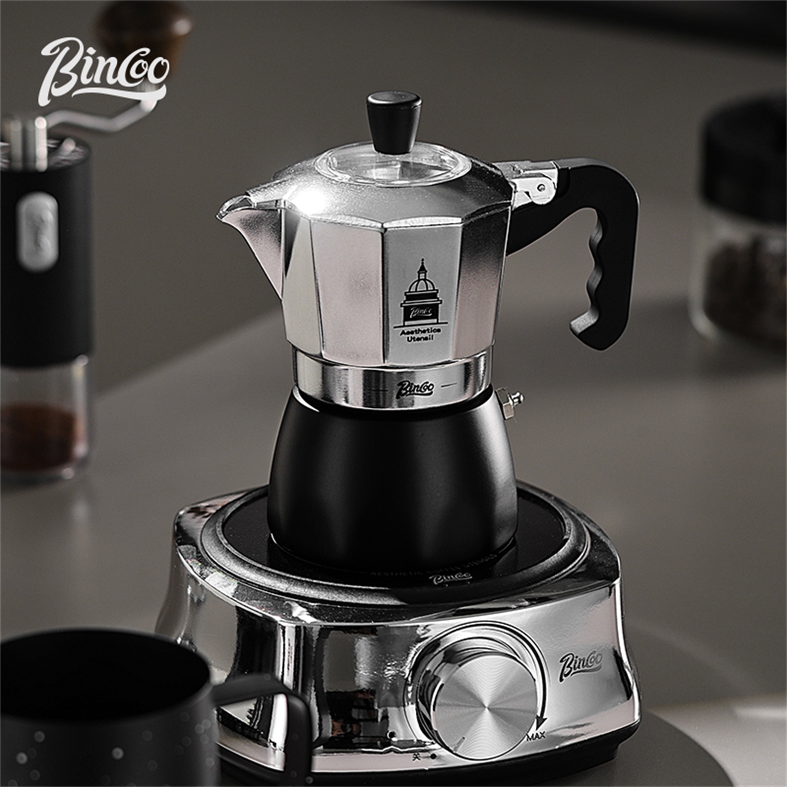 BINCOO Double Valve Moka Pot，E - Quality Coffee Equipment ulasan dan harga