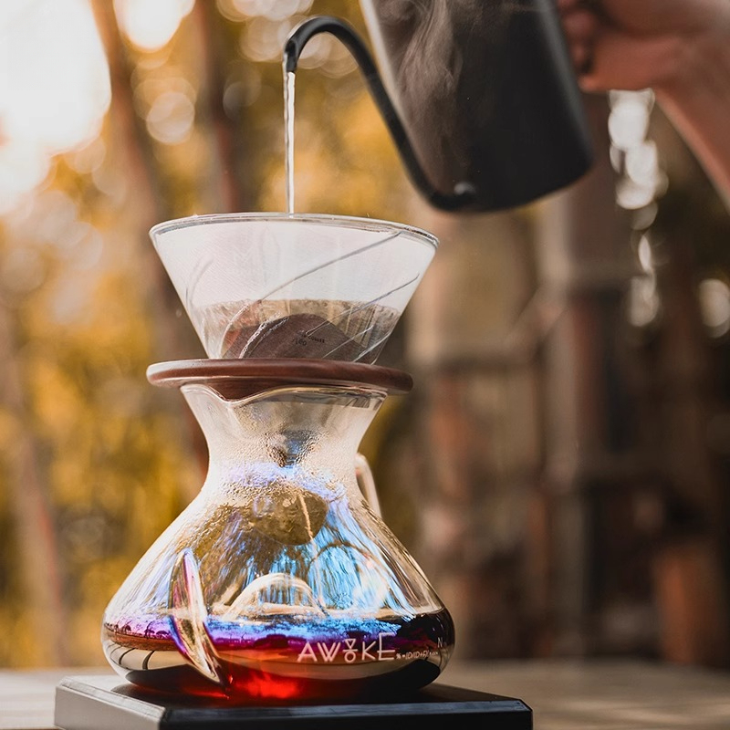 Pour Over Coffee Maker Glass C - Coffee Equipment V60 ulasan dan harga