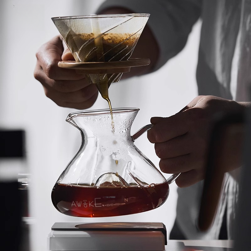 Pour Over Coffee Maker Glass C - Coffee Equipment V60 ulasan dan harga