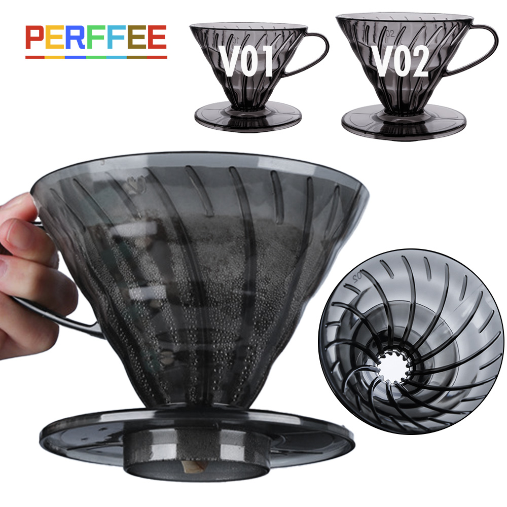 Coffee Filters V Shape Plastic - Coffee Equipment V60 ulasan dan harga
