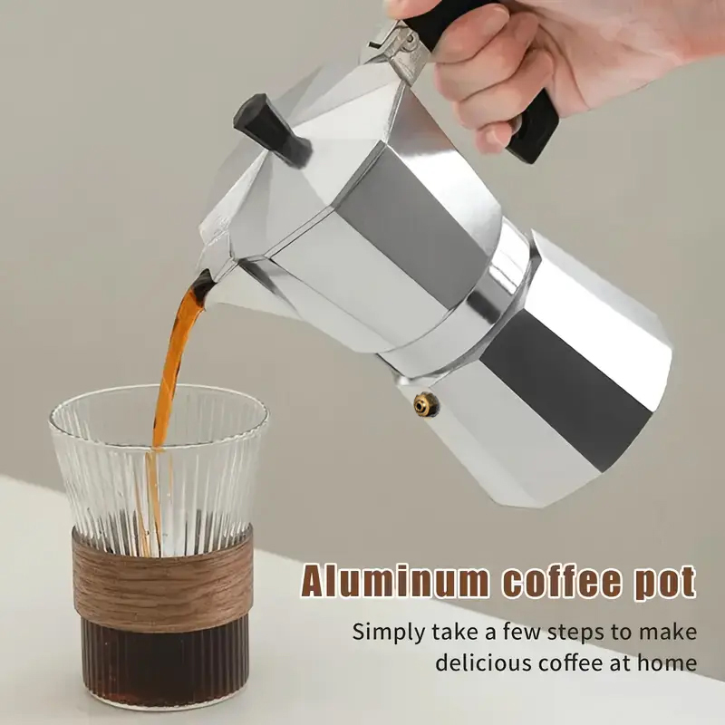 Classic Aluminum Moka Pot 50-3 - Quality Coffee Equipment ulasan dan harga