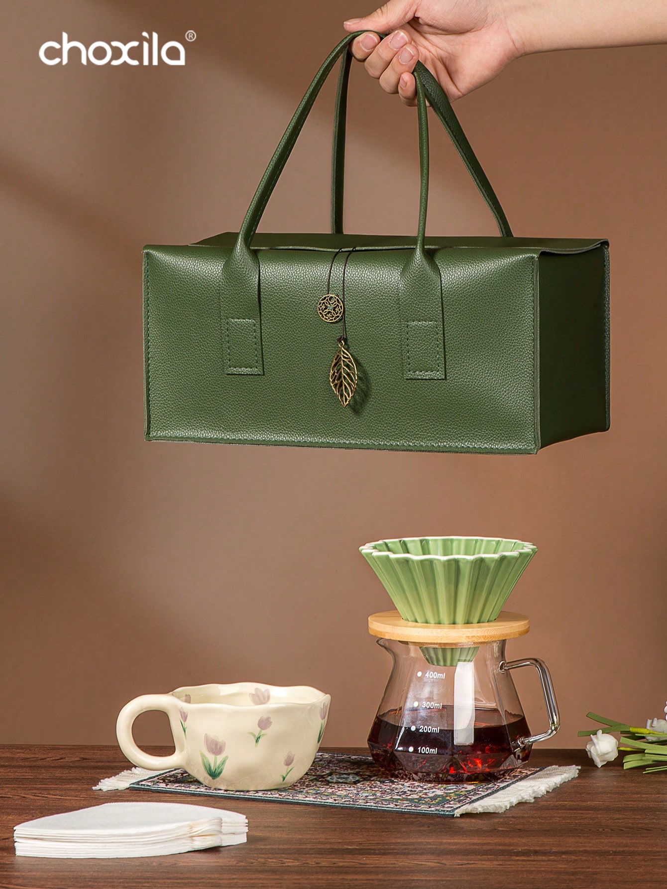 8pcs Pour Over Coffee Set, Por - Coffee Equipment Kit ulasan dan harga