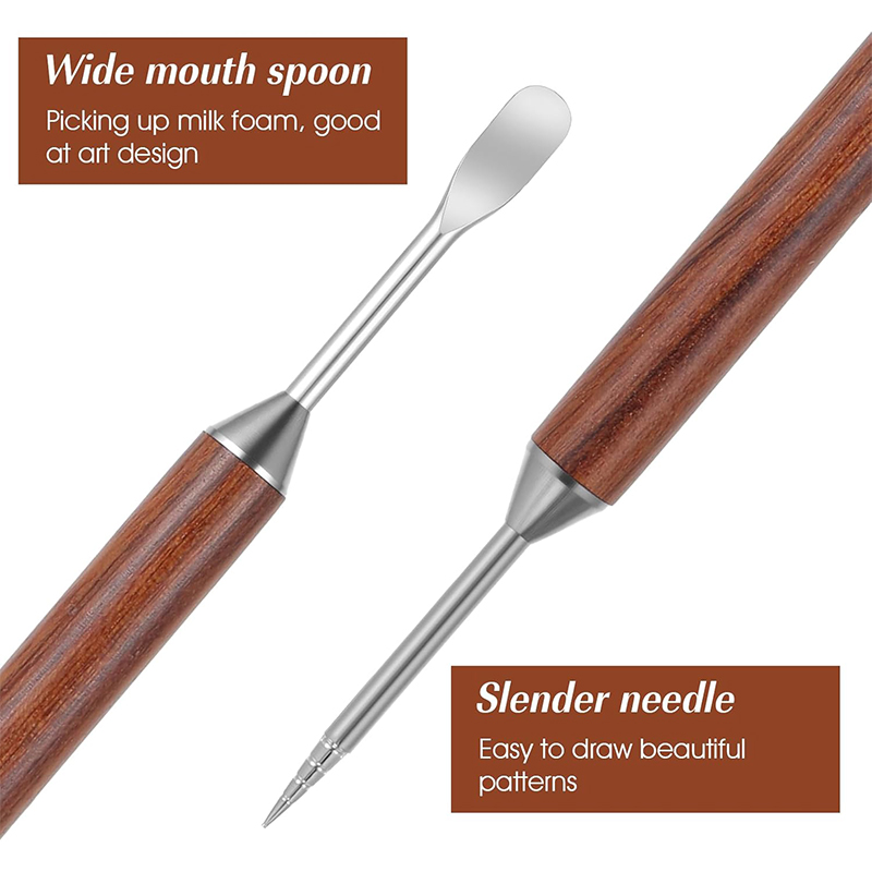 2Pcs Coffee Art Pen Latte Art  - Coffee Equipment Kit ulasan dan harga