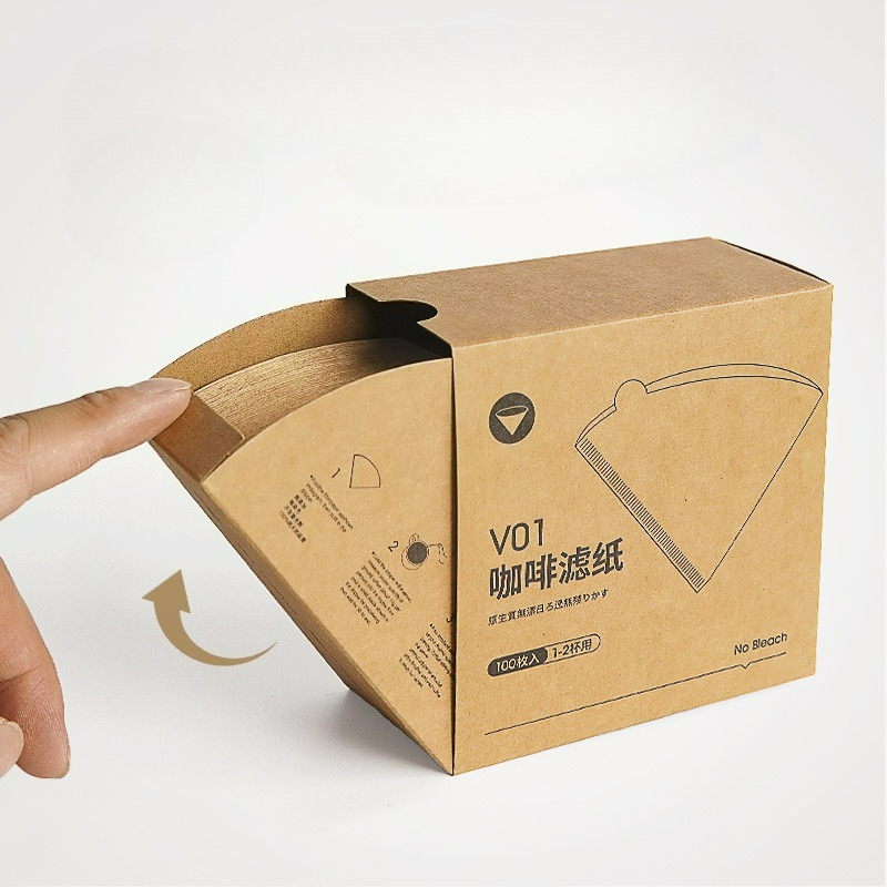 Natural Paper Filters Unbleach - Coffee Equipment V60 ulasan dan harga