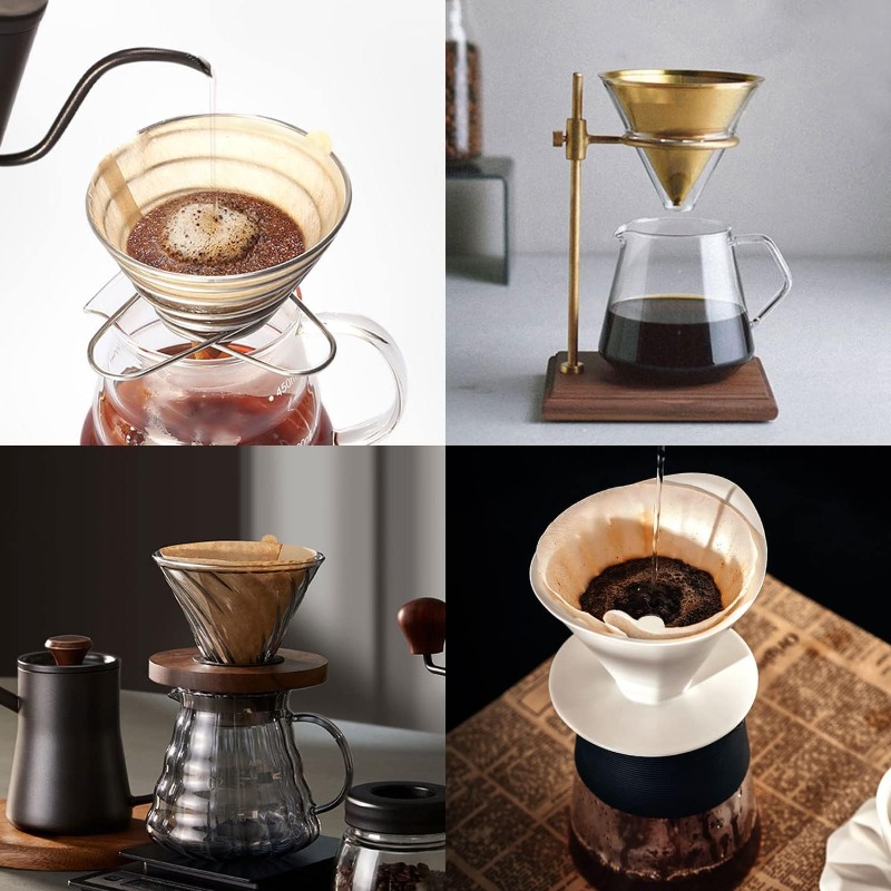 Natural Paper Filters Unbleach - Coffee Equipment V60 ulasan dan harga