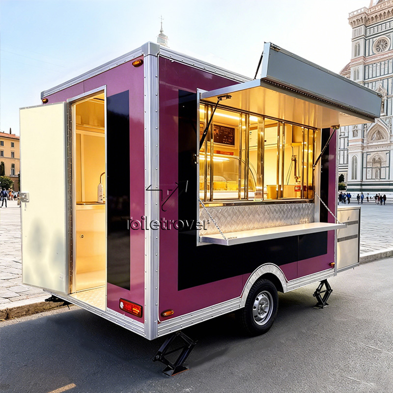 Outdoor Mobile Food Truck Trai - Coffee Equipment In China ulasan dan harga