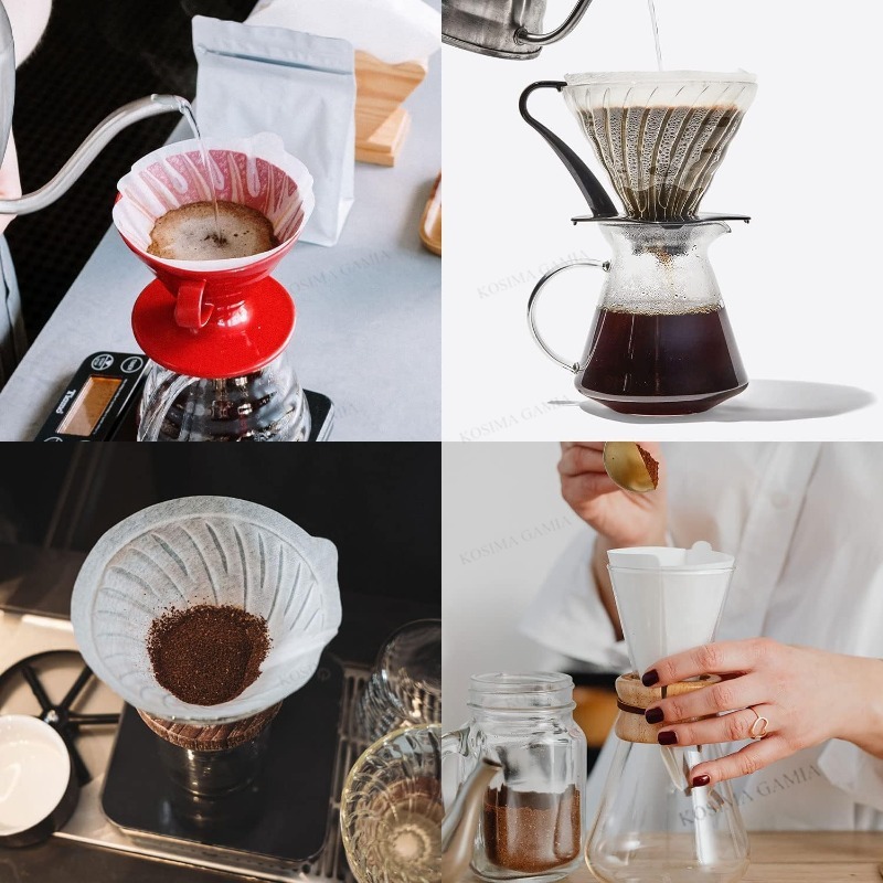 40-120 PCS Coffee Filter Acces - Coffee Equipment V60 ulasan dan harga